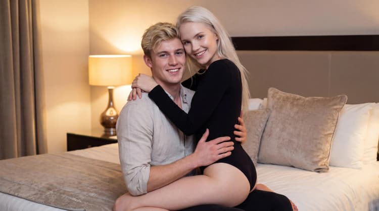 Lie Down AI couple video template